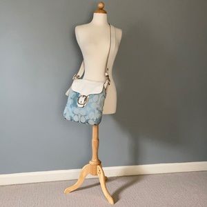 Coach Crossbody in Signature Jacquard with Big Buckle Design Adjustable Strap